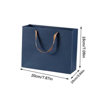 2Pcs Elegant Gift Bags For Weddings Birthdays Baptisms Jewelry Candy Packaging And Shopping Small Paper Handbags