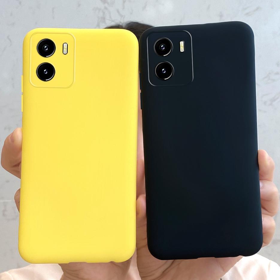 Für Vivo Y15s Hülle Niedliche Bonbonfarbe Mattes Cover Weiches Silikon Handyhülle Für Vivo Y01 Y 01 Rückseite Vivo Y15a Y 15 s Taschen Capa