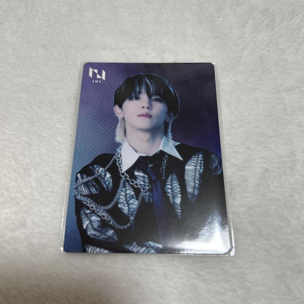 [USED] INI INITIME MUSIC LIVE Trading Card Takatsuka Taimu