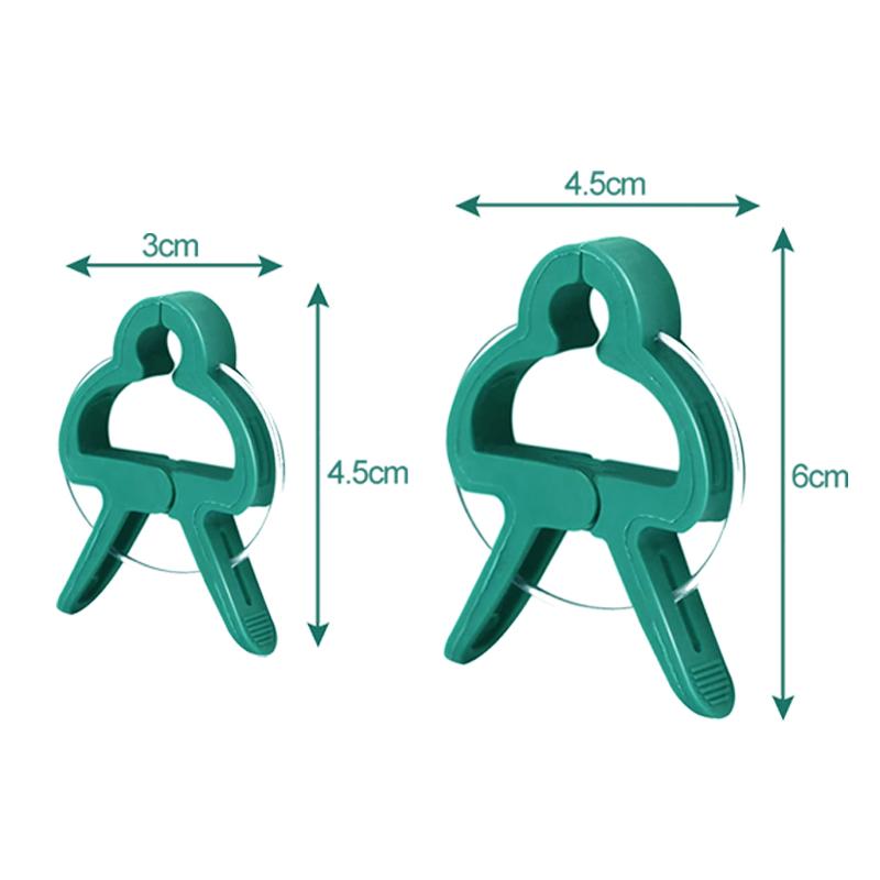 Plant Fixed Support Clips Garden Greenhouse Holders Reusable Plants Climbing Clamps for Flower Vines Tomato Vegetables Fastener