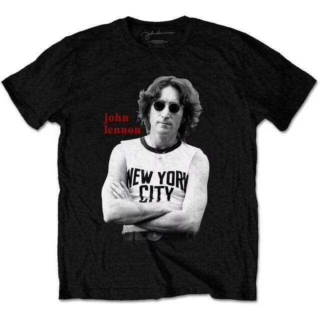 John Lennon New York City T-shirt - NYC Lennon The Beatles Tee - New 2XL