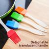 Silicone Basting Brush Clear Handle Heat Resistant Pastry Pancake BBQ Oil Brush