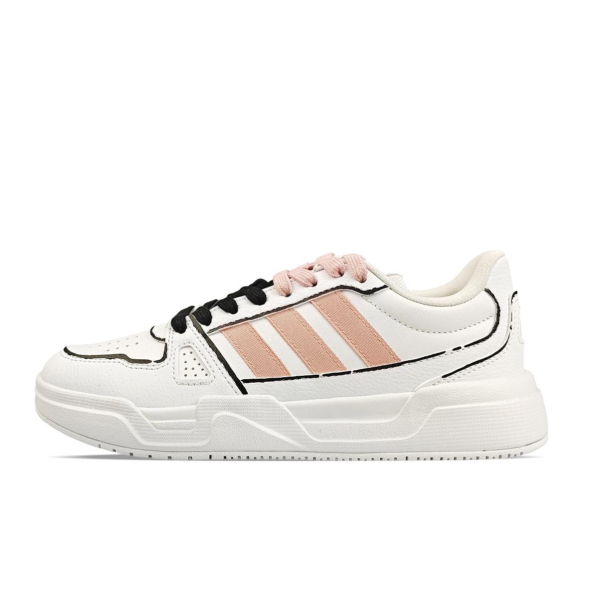 

Adidas LITE BALLER BNK Black Pink Line PU Abrasion Resistant Lightweight Wear resistant And Lightweight Low top JS4358(Team40-) 36