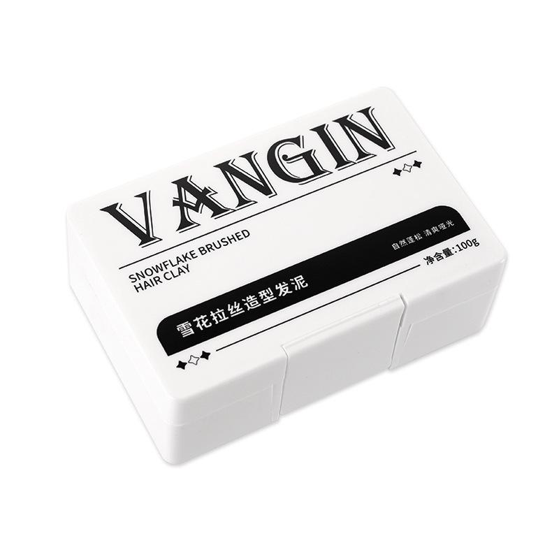 VANGIN Snowflake Styling Hair Clay for Men - Natural Voluminous Sculpting, Strong Hold