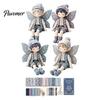 Handmade Fairy Boy Doll Set Boys Patchwork DIY Kit, Fabric Sewing Make 4 Family Weekend Activity Kits Boys, Craft Kit for Adults, Gift, Home Tabletop