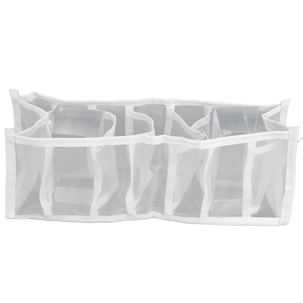 Underwear Storage Box Breathable Foldable Multiple Cells Drawer Organizer for Bras Socks7 Cells