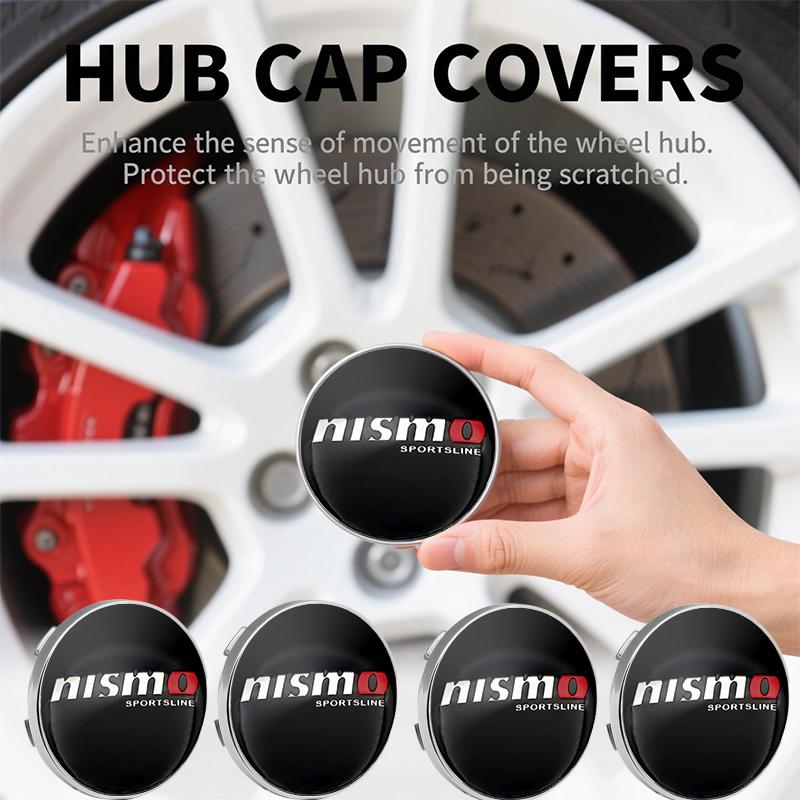 4pcs 6cm Car Wheel Center Hub Cap Badge Logo Sticker For Nismo Nissans Tiida Teana Skyline Juke X-trail Almera Qashqai Goods