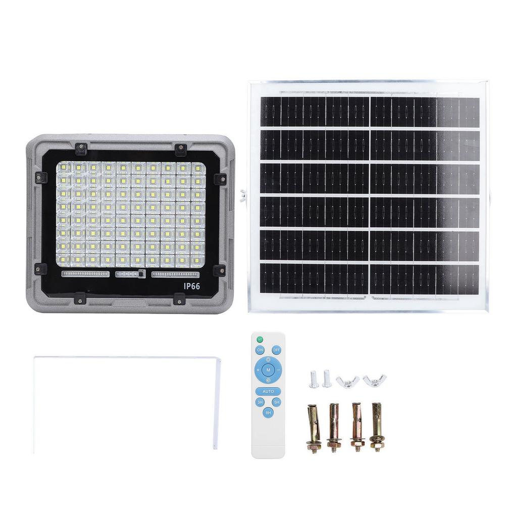 LED Solar Lights Outdoor Water Proof Solar Powered Security Flood Light 300W 80LED with 10000mAh Bat
