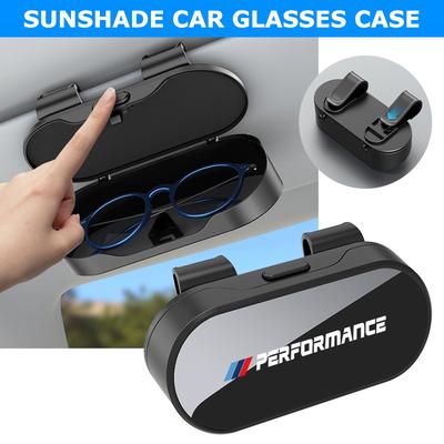 Car Eyewear Case Sunglasses Holder Sun Visor Storage Protective Box For Performance M M3 M5 iX5 iX6 E60 E61 E62 E70 E71