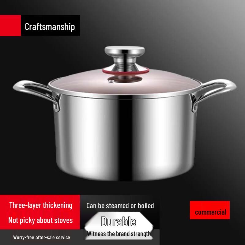 Sule 304 Stainless Steel Triple-Layer Multi-Purpose Pot