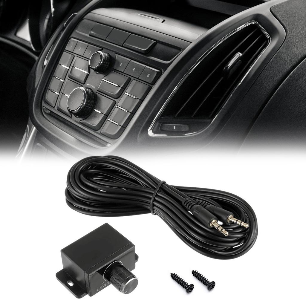 Bass Subwoofer Adjuster Car Amplifier Volumes Regulator AUX Volumes Knob Audios Controller Knob 5m Cable Easy Installation
