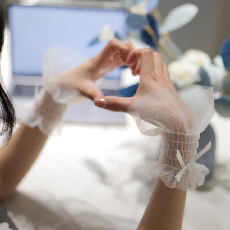 Sweater Sleeves Flared Sleeves False Wrist Cuffs Decorative Wrist False Sleeves