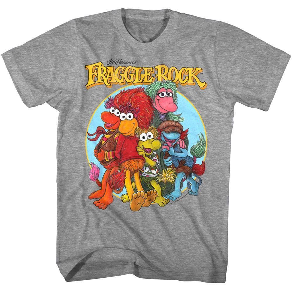 Fraggle Rock Sketch Squad Men T Shirt L