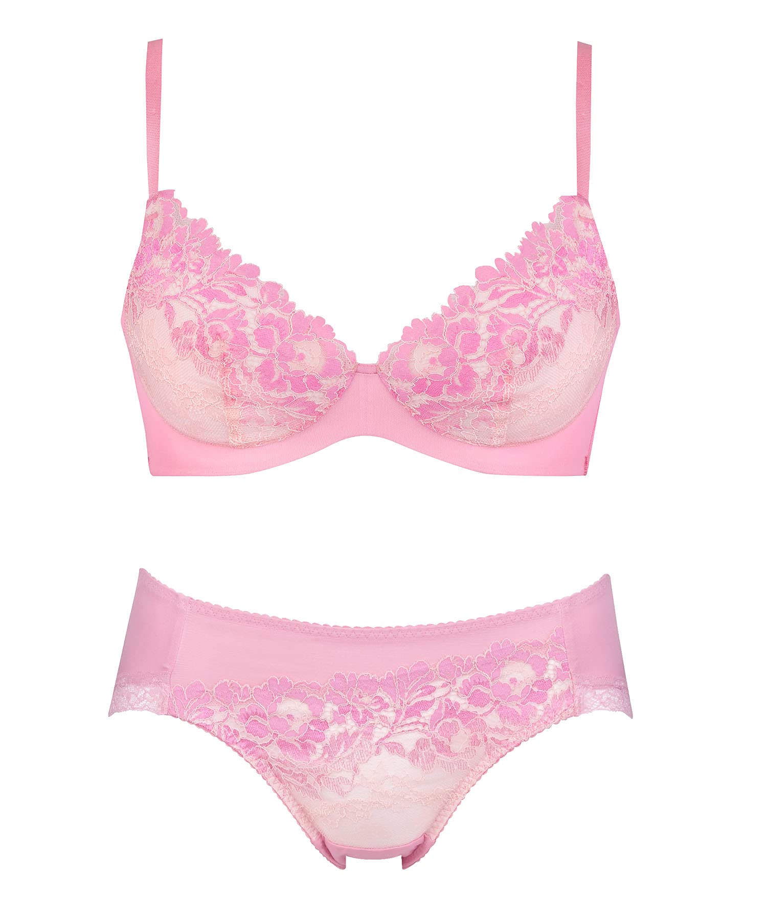 

Синхронизированный комплект бюстгальтера и трусиков MB8011 PI M Wing/Wacoal