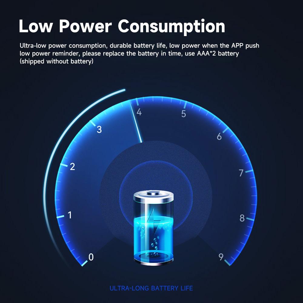 Tuya WiFi Vibration Sensor Detection 130DB Sound And Flashing Light Alarm Smart Life APP Real-Time Shock Alarm Alexa Google Home