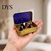 Artistic Desktop Decor 3Pcs/Set Mini Praying Figurines in A Box with Starry Sky, Scene Micro Landscape Ornament Religious Ornament, Portable