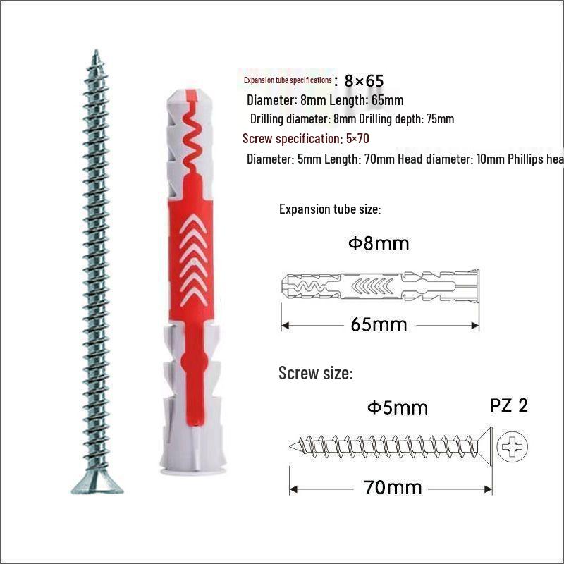 Fischer Extra-Long Expansion Tube Screw Bolt for Hollow and Aerated Concrete Walls