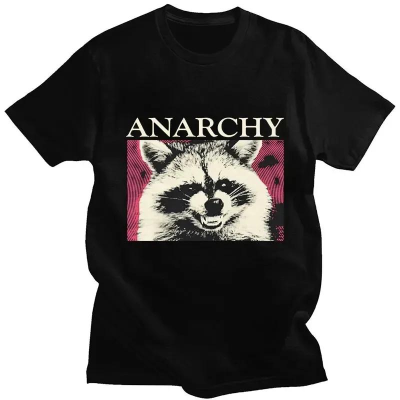 Japanese Style Dragon Raccoon Print T Shirt Harajuku Retro High Quality Cotton Short Sleeve Oversized Unisex Unisex Classic T-shirts