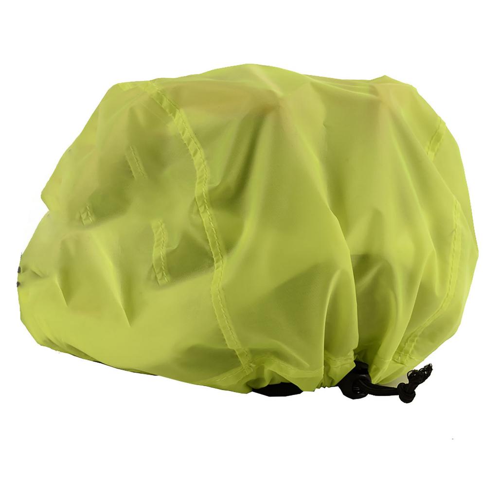 Cycling Helmet Cover Waterproof Helmet Rain Cover Reflective Safety Helmet Cover Fluorescent Green