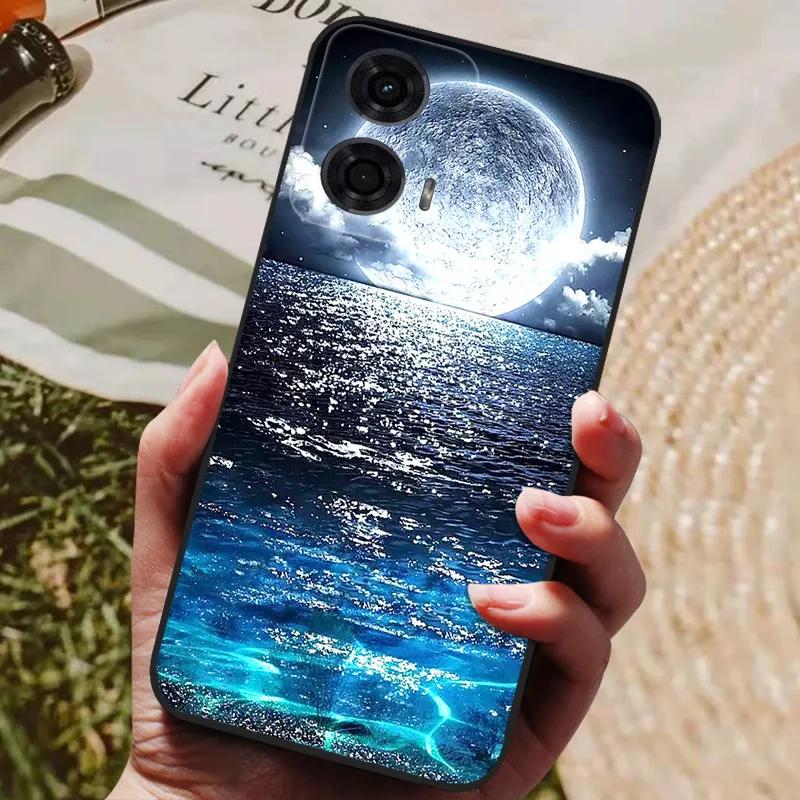 Per Custodia Moto G34 5G Morbido Silicone Antiurto Bella Cover Posteriore per Motorola Moto G34 5G G 34 TPU Capas per MotoG34 Cartone Animato Carino