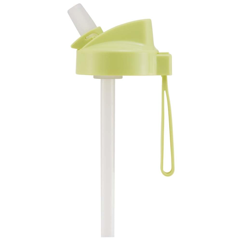 Skater Straw 500ml Straw Water Dinosaur Bottle, Spout-Shaped Bottle, Plastic, Clear, Kids', Design, PSTB5-A