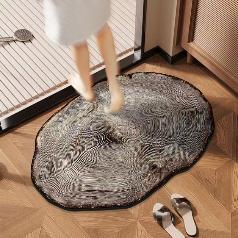Badkamer absorberende diatomeeënaarde toilet deurmat toilet toilet vloermat toilet tapijt 60x90cm23.6x35.4in