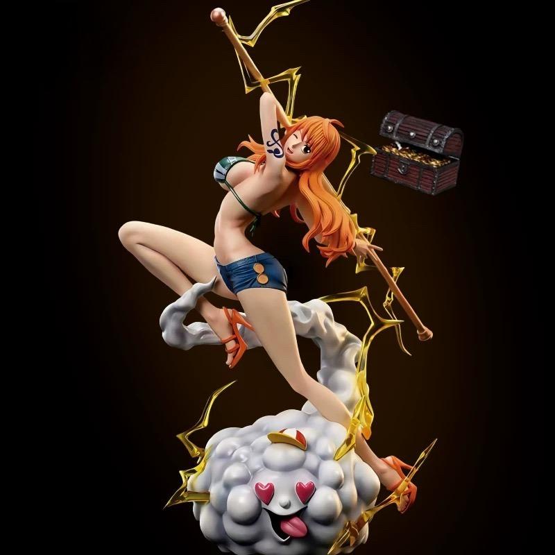30Cm One Piece Anime Figure Nami  Girl Action Figurine Hentai Pvc Statue Model Room Collection Decoration Toys Ornaments Gift