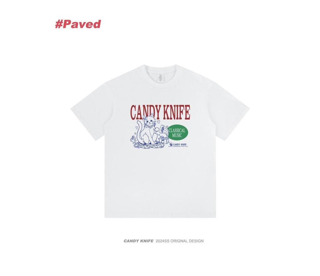 Unisex Summer Short-Sleeve Cotton Round Neck T-Shirt for Men & Women