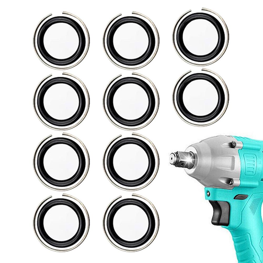 Snap Rings O-rings Mechanic Equipment 13mm Anti Detachment Clips Kit 1 2 Inch Retaining Rings For Impact Wrench