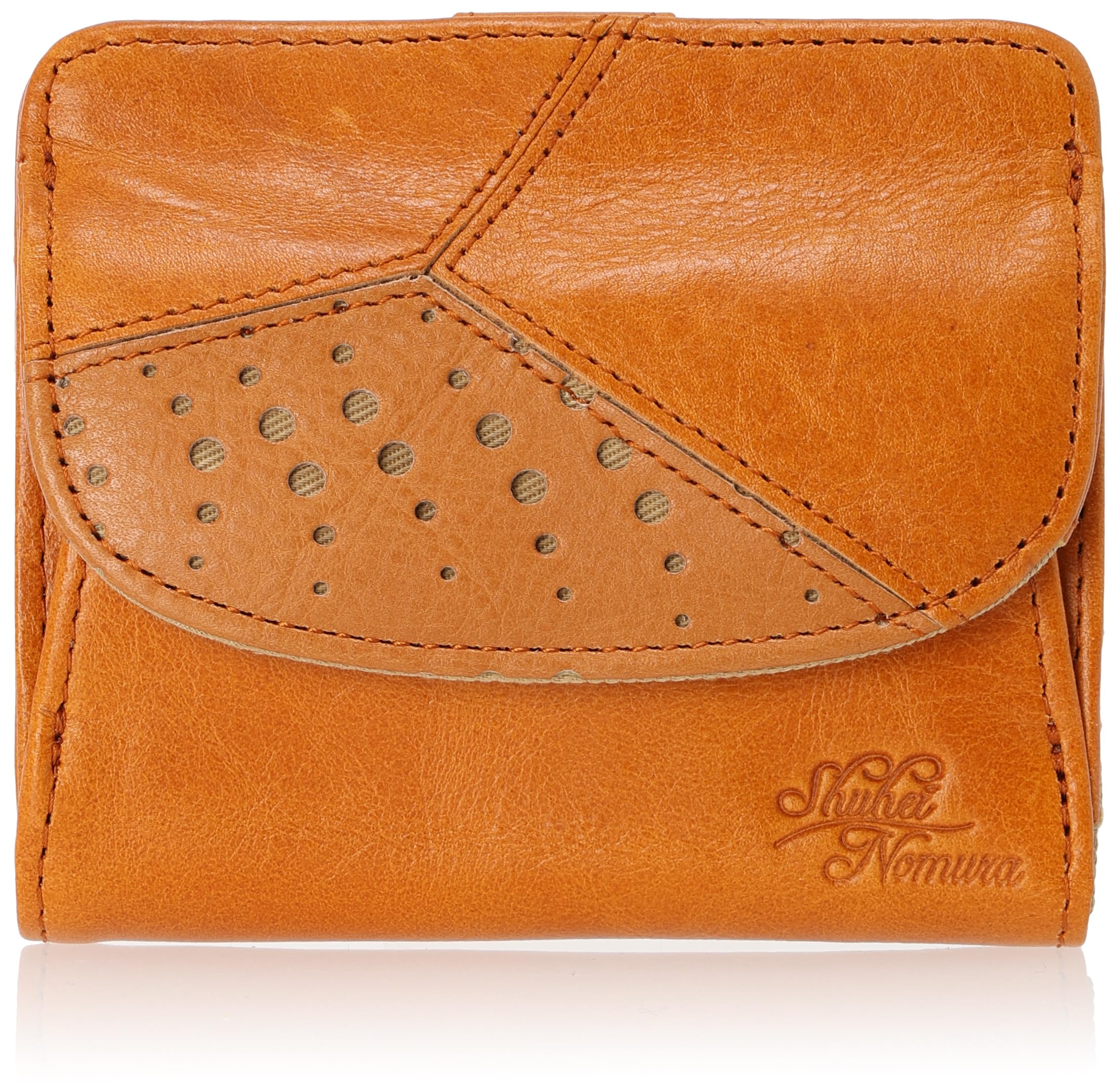 

[Nomura Shuhei] Yayoi Bi-fold wallet, half wallet, no zipper, small, cowhide, No.80260, camel
