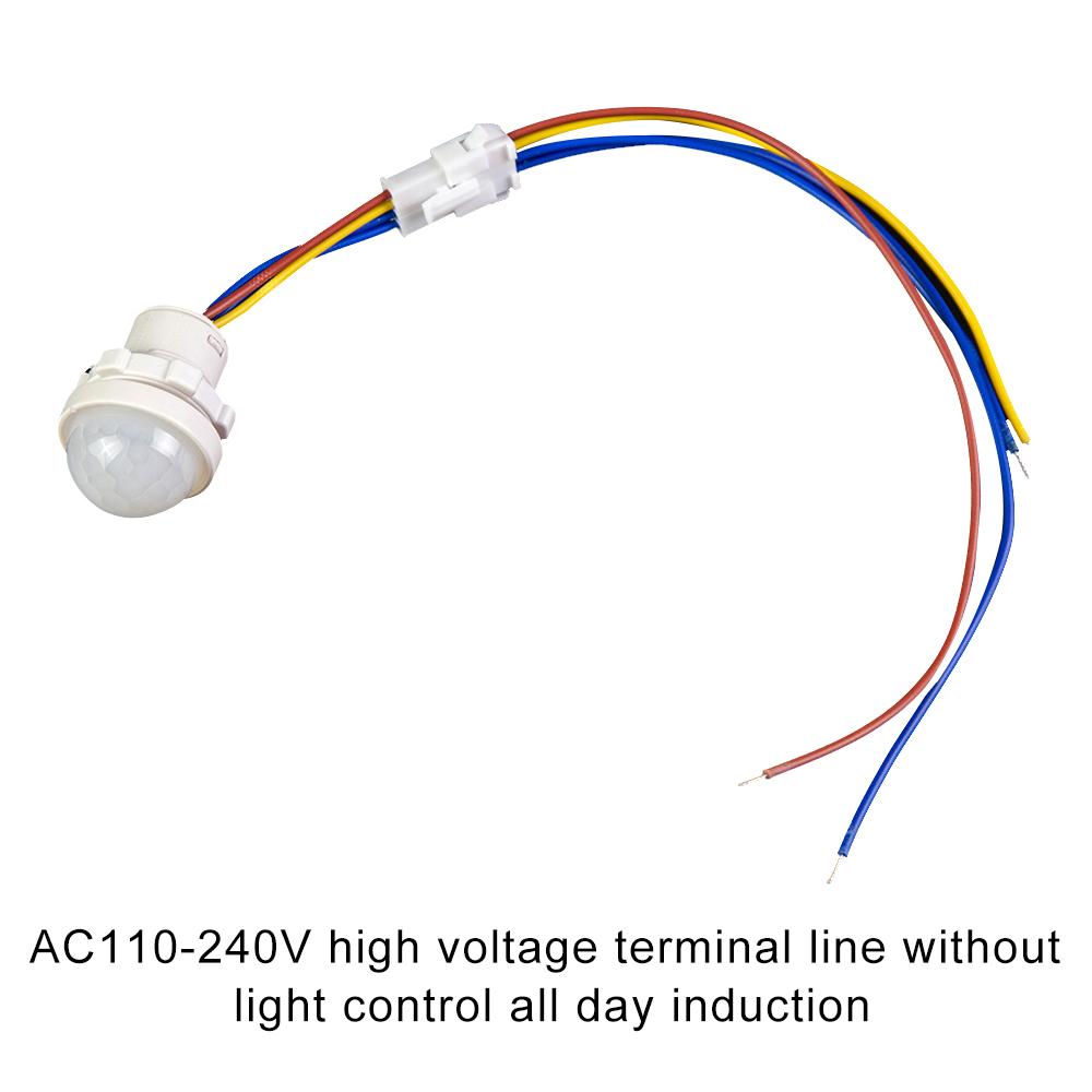 Smart PIR Sensor Detector Switch AC110-240V DC12-24V Human Body Infrared Motion Sensor Indction Auto On Off Light Switches