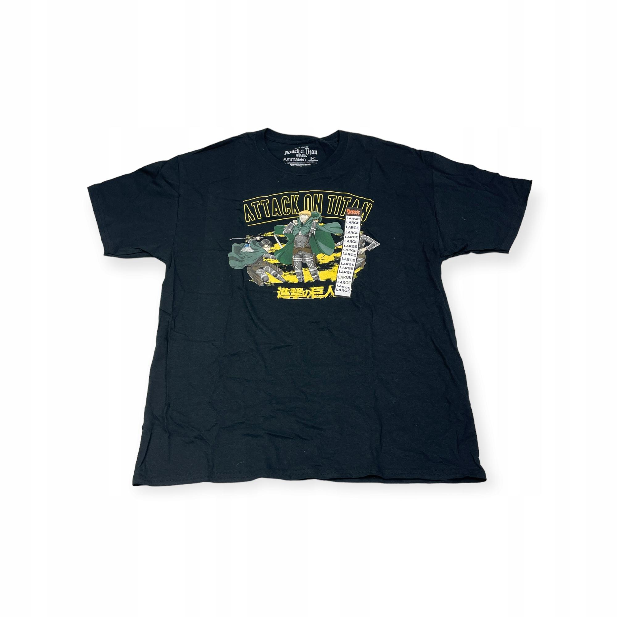 

Koszulka T-shirt męski okrągły dekolt SPENCER S ATTACK ON TITAN L