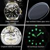 OLEVS Self Winding Mens Watch Classic Green Water Ghost Waterproof Automatic Mechanical Top Luxury with Gift Box