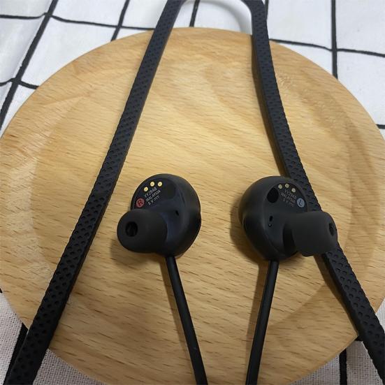 Earphones Neck Rope Skin-friendly Sweat-proof Resilient Bluetooth-compatible Earbuds Anti-lost Lanyard for Sony WF-1000XM4