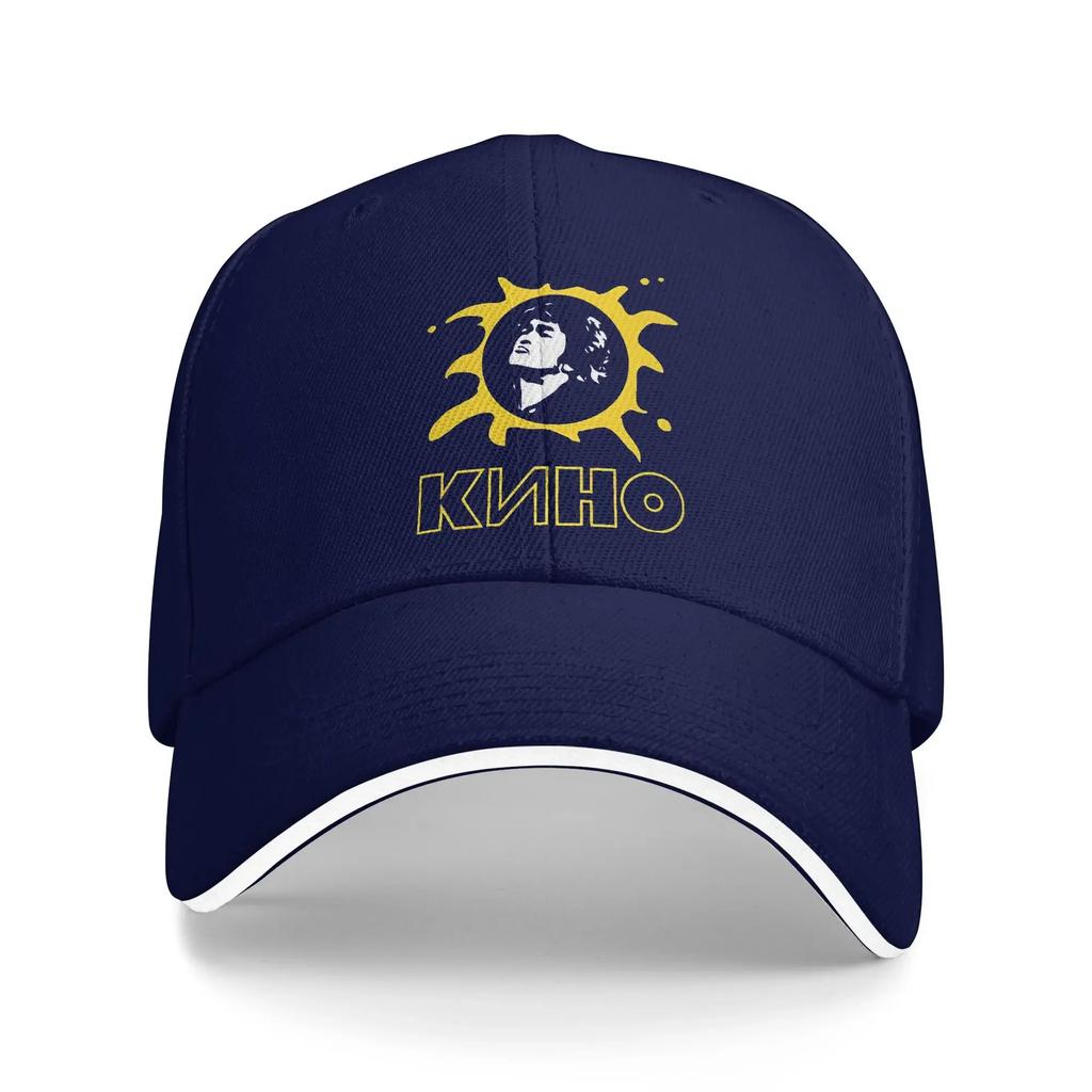 Viktor Tsoi KINO Merch Unisex Baseballkappen Truckerhut Retro Outdoor Kopfbedeckung Verstellbare Sonnenkappe