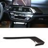 ABS Carbon Center Dashboard Panel Decorative Trim Cover For BMW X3 G01 2018-