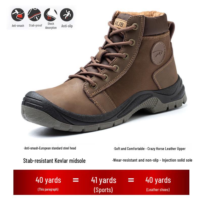 Bozong Meita Steel Toe Safety Work Shoes 36