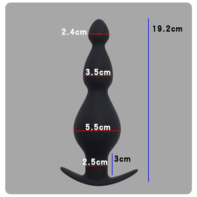 YWZAO Anal Plug Silicone Long Wearable G21