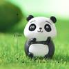 7Pcs/set Cartoon Panda Animals Miniatures Desktop Ornaments Diy Fairy Garden Decoration Moss Terrarium Micro Landscape