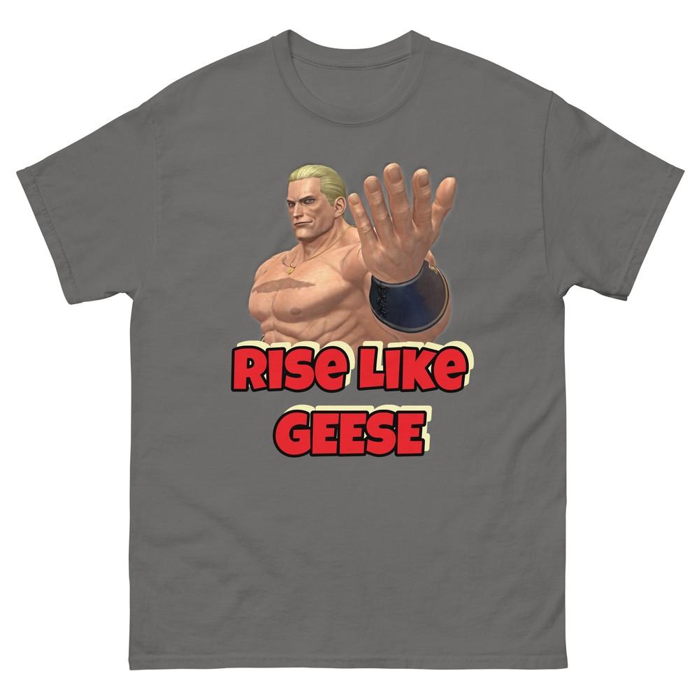 

Geese Howard Fatal Fury Tee, Funny Shirts, King of Fighters Geese Howard Tshirt 4XL