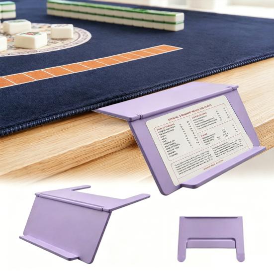 Mahjong Card Holder for Table, Collapsible Mahjong Card Angled Stand for American Mahjong Players, Mahjong Table Accessories