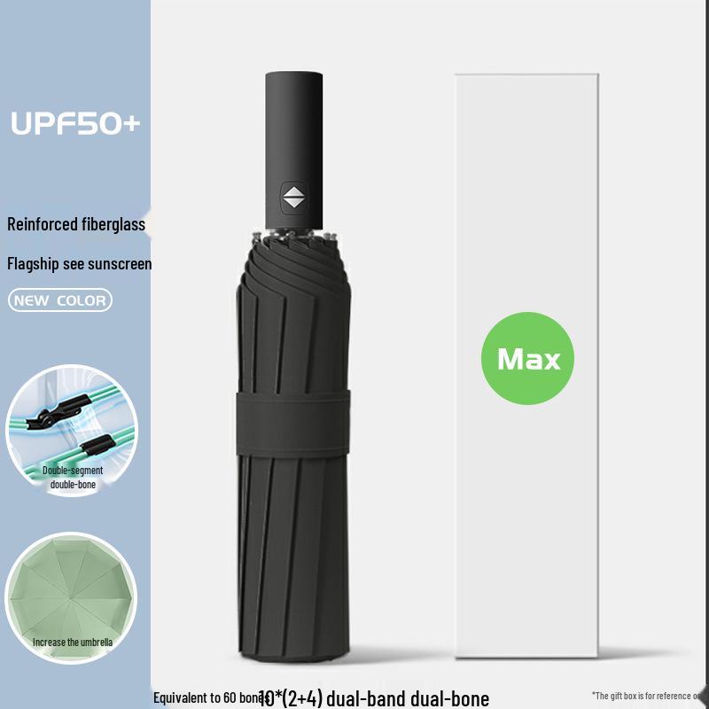 288-Bone Windproof & Stormproof Large Folding Dual-Use Umbrella for Men & Women