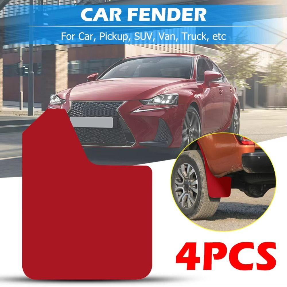 4 Stück Praktisches Auto Kotflügel Set Universelle Radschalen Schmutzfänger Auto Spritzschutz Auto Ersatzteile