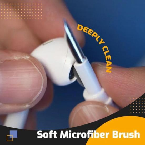 Earphone Cleaning Pen Sharp Tip Labor-saving ABS Bluetooth-compatible Earbuds Cleaner Brush for Phone