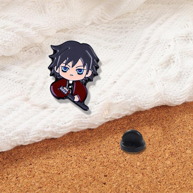Demon Slayer Anime Character Brooch Trendy Badge Accessory
