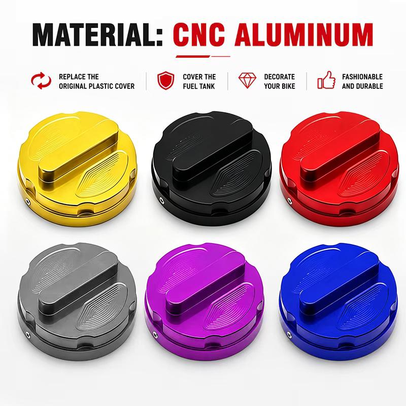 Aluminum Alloy Motorcycle Fuel Tank Cover With Scratch Resistant Surface And Multiple Color Options