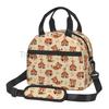 Süßer Roter Panda Waschbär Isolierte Lunchtasche für Kinder Erwachsene Wiederverwendbar Tragbar Thermisch Bento Tasche Lunchbox mit Verstellbarem Riemen