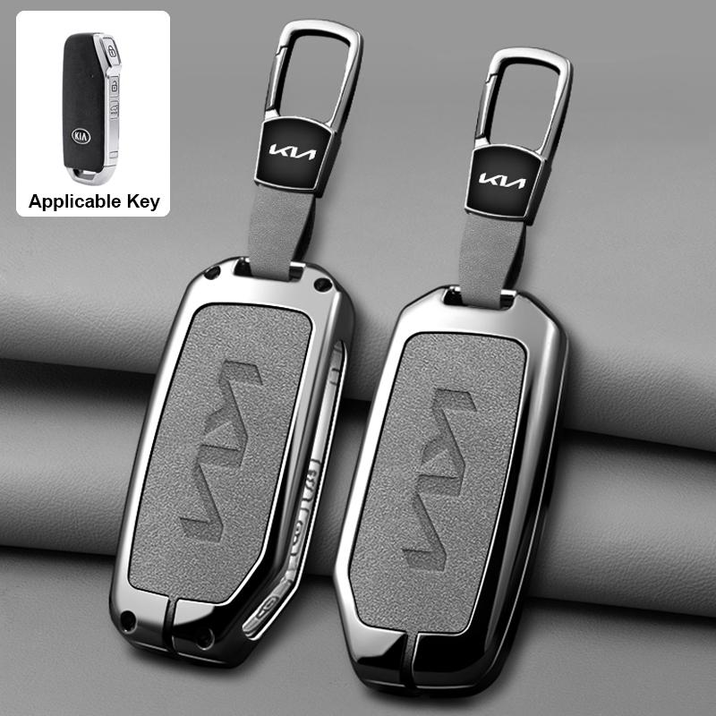ABCDFE1 Zinc Alloy Car Remote Key Case Cover Shell Holder For Kia Sportage 2023 2024 Ray Sorento Soul Telluride Cerato 2020 K5 K8 2022