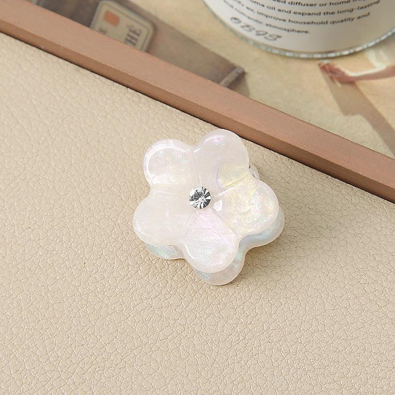 Mini Flower Floral Acetic Acid Small Grab Clip Fashion Hairpin High Sense Princess Head Cute Versatile Hair Accessories