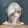 Barbuta Knight Helmet 18g Mild Steel Medieval Warrior Armor LARP Cosplay Costume Barbuta Visored Warrior Helmet
